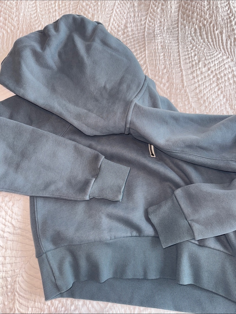 Vuori Half‑Zip Hoodie in Slate Teal Green - Picture 3 of 4